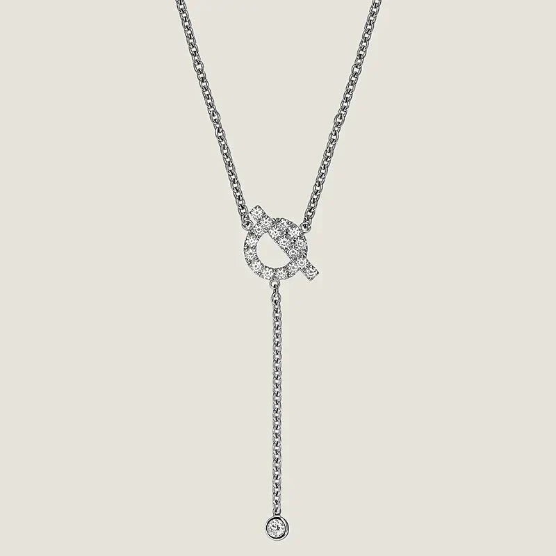 [Opulent Aurora]FINESSE SILVER DIAMOND NECKLACE