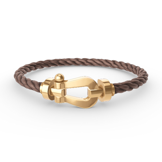 [Opulent Aurora]FORCE LARGE HORSESHOE NO DIAMOND BRACELET GOLD