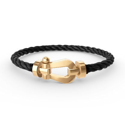 [Opulent Aurora]FORCE LARGE HORSESHOE NO DIAMOND BRACELET GOLD