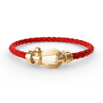 [Opulent Aurora]FORCE LARGE HORSESHOE NO DIAMOND BRACELET GOLD