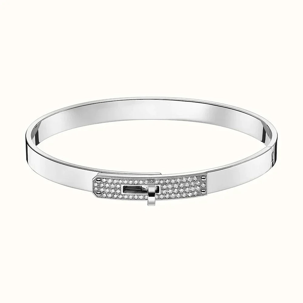 [Opulent Aurora]KELLY SILVER DIAMOND BRACELET