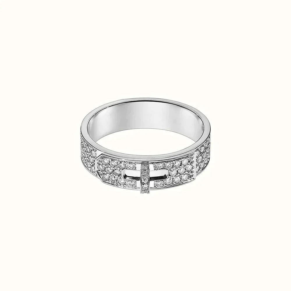 [Opulent Aurora]KELLY SILVER DIAMOND RING