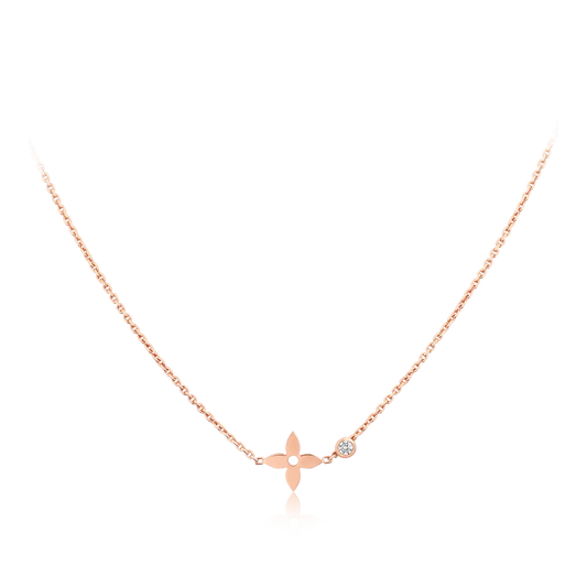 [Opulent Aurora]BLOSSOM PENDANT PINK GOLD AND DIAMOND