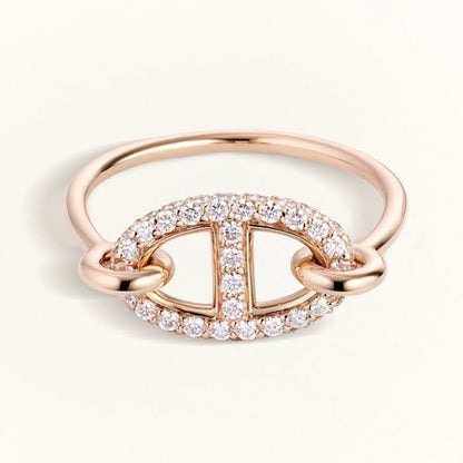 [Opulent Aurora]RONDE SMALL DIAMOND RING