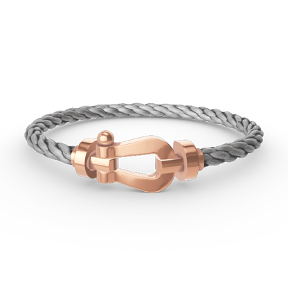 [Opulent Aurora]FORCE LARGE HORSESHOE NO DIAMOND BRACELET ROSE GOLD