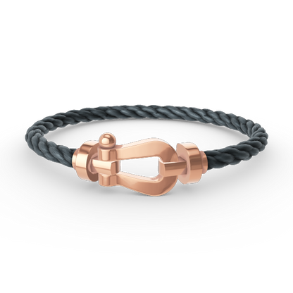 [Opulent Aurora]FORCE LARGE HORSESHOE NO DIAMOND BRACELET ROSE GOLD