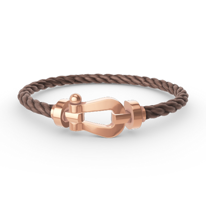 [Opulent Aurora]FORCE LARGE HORSESHOE NO DIAMOND BRACELET ROSE GOLD