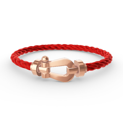 [Opulent Aurora]FORCE LARGE HORSESHOE NO DIAMOND BRACELET ROSE GOLD