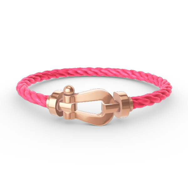 [Opulent Aurora]FORCE LARGE HORSESHOE NO DIAMOND BRACELET ROSE GOLD