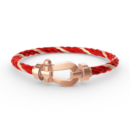 [Opulent Aurora]FORCE LARGE HORSESHOE NO DIAMOND BRACELET ROSE GOLD