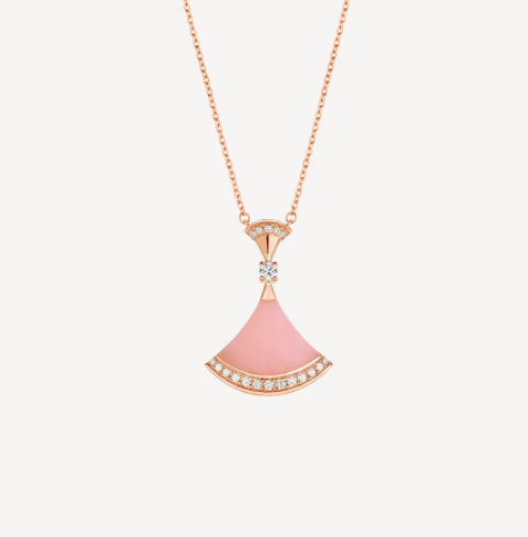 [Opulent Aurora]DREAM NECKLACE PINK OPAL