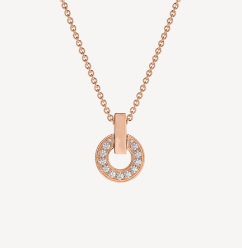 [Opulent Aurora]GARI NECKLACE PINK GOLD DIAMOND