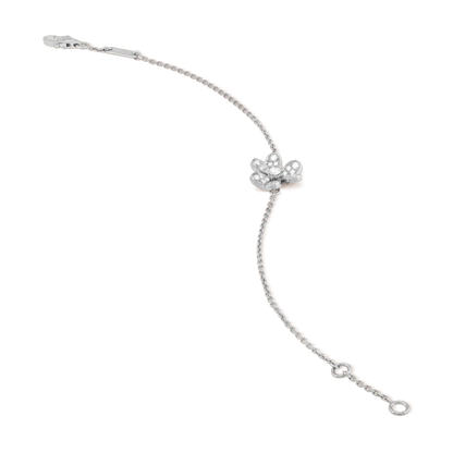 [Opulent Aurora]FRIVOLE SILVER FLOWER DIAMOND BRACELET