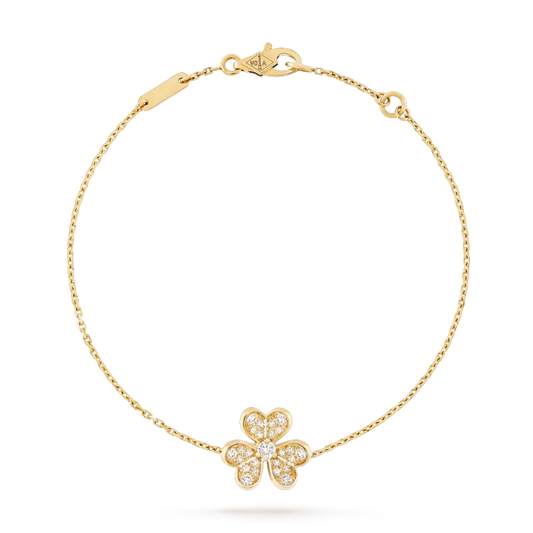 [Opulent Aurora]FRIVOLE GOLD FLOWER DIAMOND BRACELET