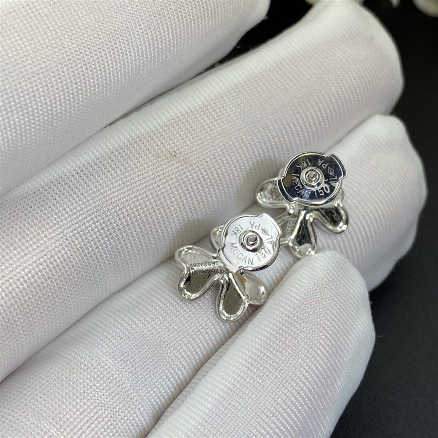 [Opulent Aurora]FRIVOLE MINI SILVER FLOWER EARRINGS