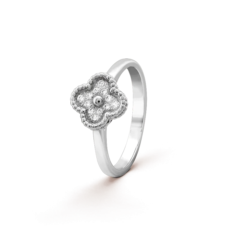 [Opulent Aurora]CLOVER DIAMOND RING