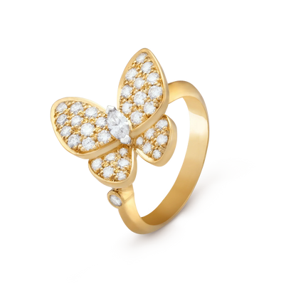 [Opulent Aurora]BUTTERFLY DIAMOND RING