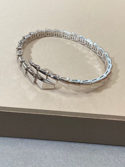 [Opulent Aurora]SERPENTI VIPER SILVER BRACELET