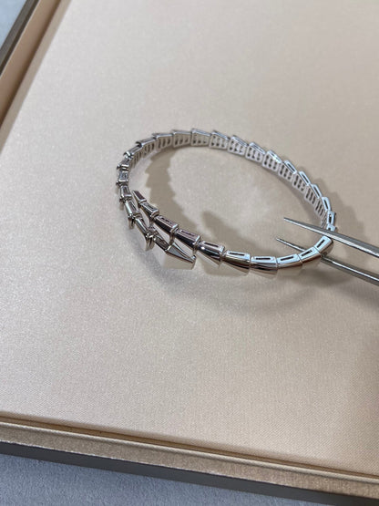 [Opulent Aurora]SERPENTI VIPER SILVER BRACELET