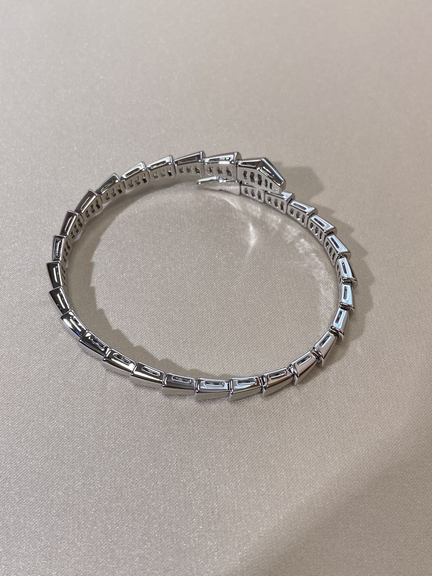 [Opulent Aurora]SERPENTI VIPER SILVER BRACELET