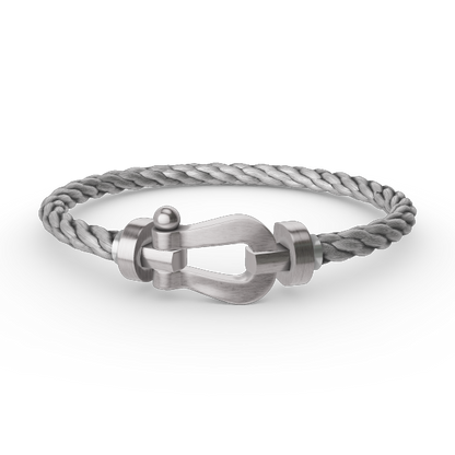 [Opulent Aurora]FORCE LARGE HORSESHOE NO DIAMOND BRACELET SILVER