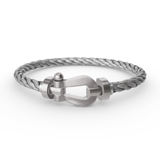 [Opulent Aurora]FORCE LARGE HORSESHOE NO DIAMOND BRACELET SILVER