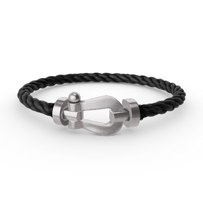 [Opulent Aurora]FORCE LARGE HORSESHOE NO DIAMOND BRACELET SILVER