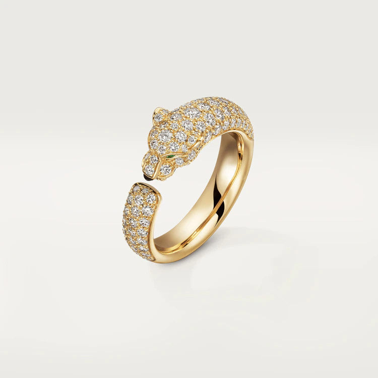 [Opulent Aurora]PANTHERE PINK GOLD DIAMOND RING